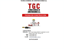 Tablet Screenshot of mail.tgc.com.ec